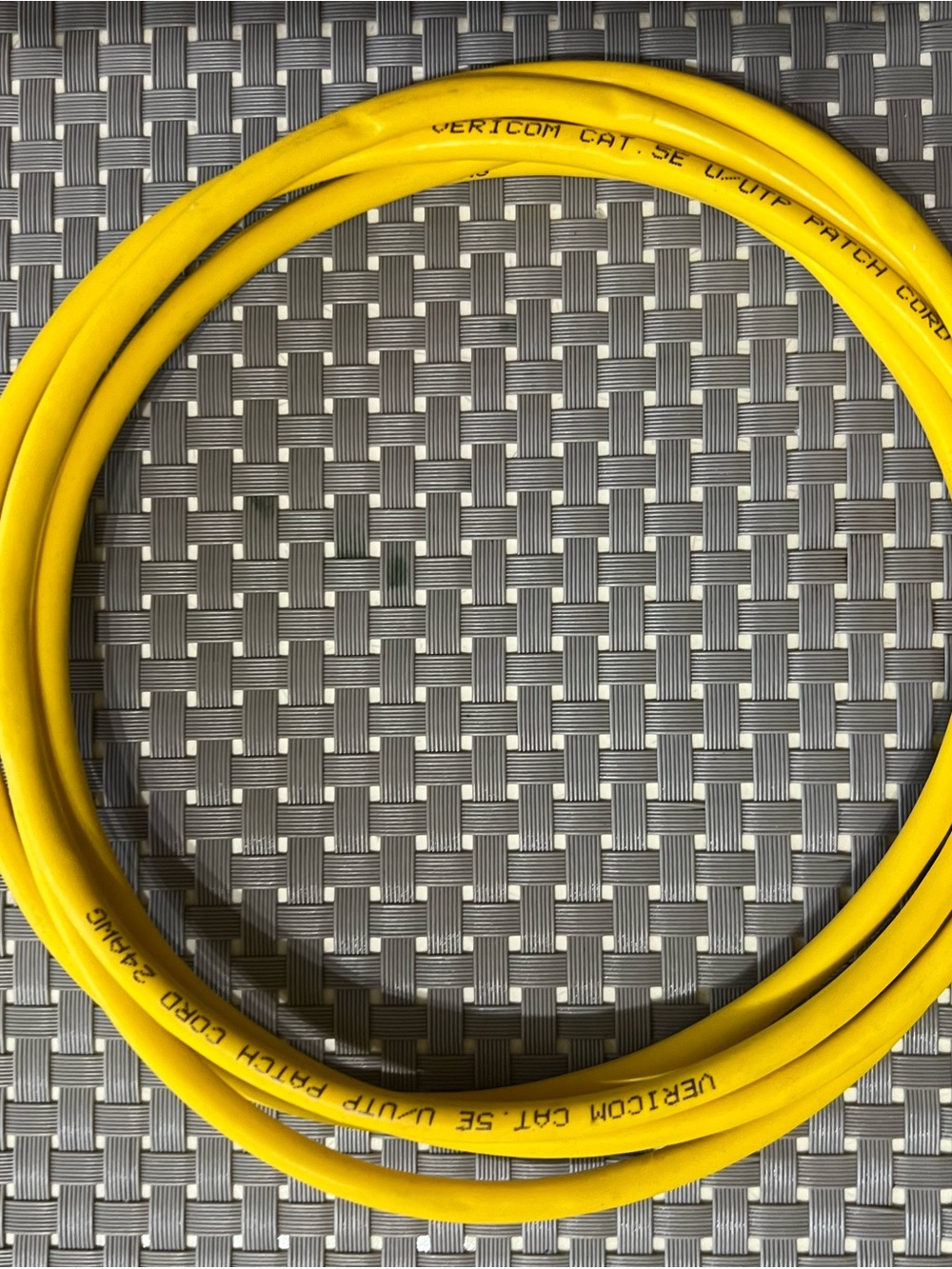 Yellow Cat6 Patch Cable - High-Speed Ethernet Networking